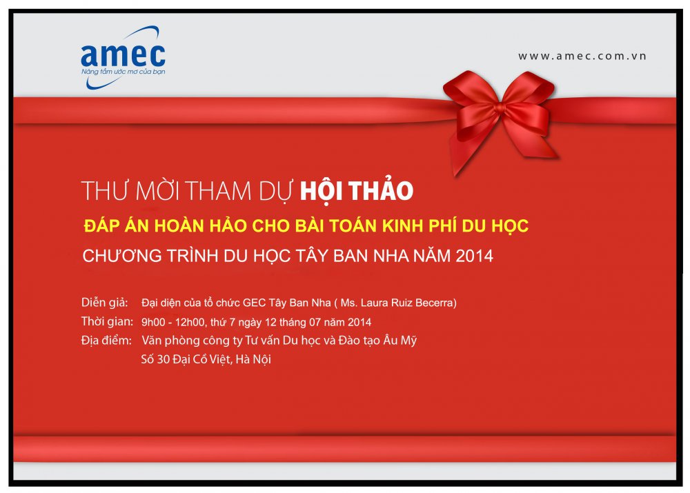 Hội thảo Tây Ban Nha - Đáp án hoàn hảo cho bài toán kinh phí du học