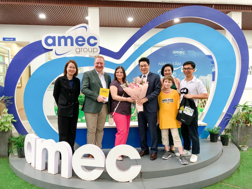 Đối tác chiến lược Đức ghé thăm và Đánh giá năng lực tiếng học sinh Amec